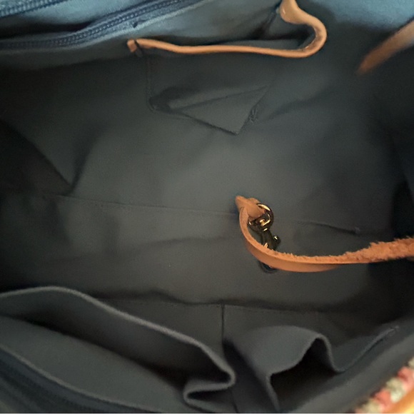 Dooney & Bourke Monogram Rainbow Barrel Bag - Picture 14 of 16